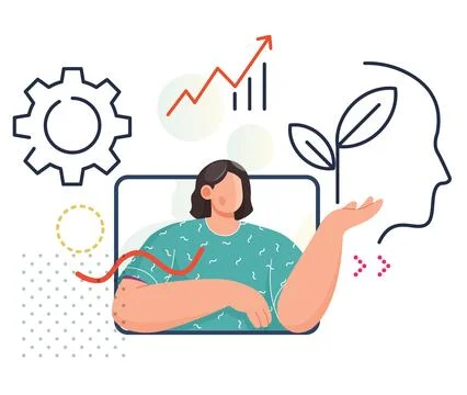 Generating New Business Development Idea Illustration Stock Illustration