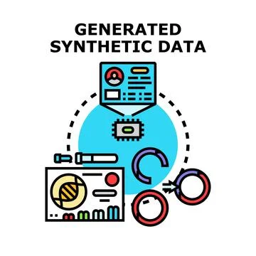 Generating synthetic data for artificial intelligence development Stock Illustration