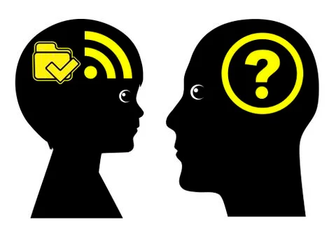 Generation Gap Stock Illustration