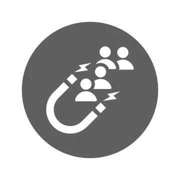 Generation, leads icon. Stock Illustration