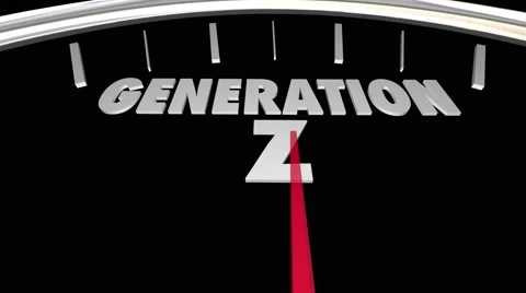 Generation X Y Z Millennials Speedometer Words 3d Illustration Stock Footage 62935939