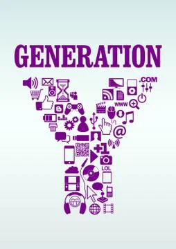 Generation Y Stock Illustration