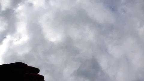 Generations of different growths put their palms together as a sign of unity Stock Footage 82127283