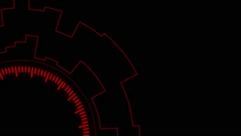 Generative 04 red 動画素材 172198401
