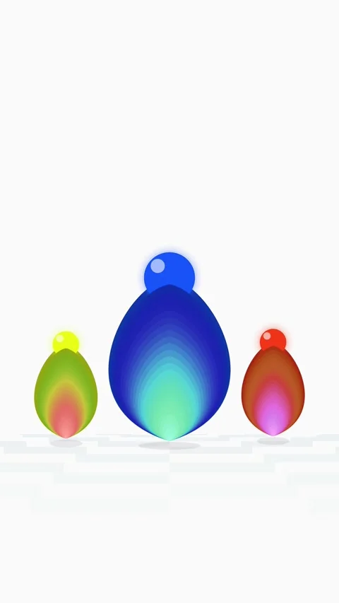 Generative Abstract Chess Visualization with Beat Synced Internal Motion loo Stock Footage 335786452