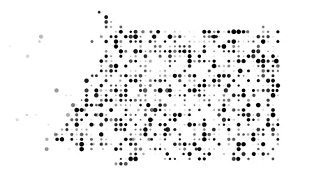 Generative abstract Equatorial Guinea made of particle swarm 스톡 동영상 314704511