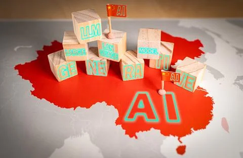 Generative AI and large language model development in China: exploring the .. Stock Photos