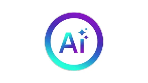 Generative Ai button animation. Artificial intelligence button Stock Footage 317033466