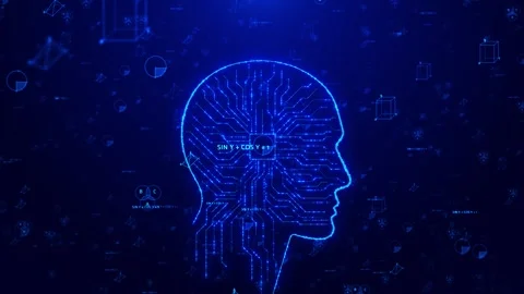 Generative AI Neural Computing and Machine Learning Concept Video stock 341361077