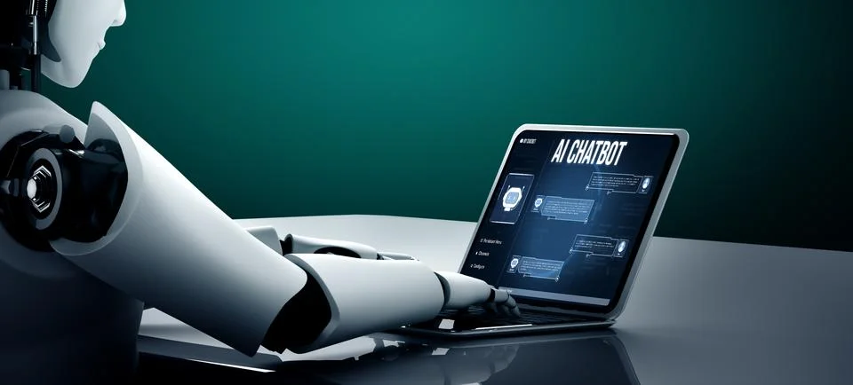 Generative AI virtual assistant tools for prompt engineer and end user snugly Stock-Illustration