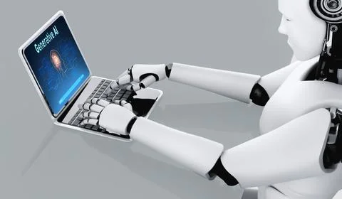 Generative AI virtual assistant tools for prompt engineer and end user snugly 스톡 일러스트
