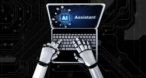 Generative AI virtual assistant tools for prompt engineer and end user snugly 스톡 일러스트