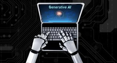 Generative AI virtual assistant tools for prompt engineer and end user snugly 스톡 일러스트