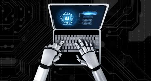 Generative AI virtual assistant tools for prompt engineer and end user snugly Illustrazione stock