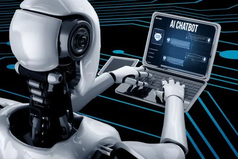 Generative AI virtual assistant tools for prompt engineer and end user snugly 스톡 일러스트