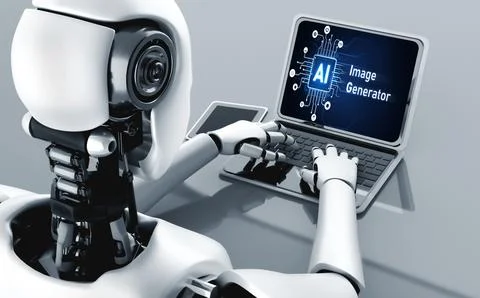 Generative AI virtual assistant tools for prompt engineer and end user snugly Stockillustratie