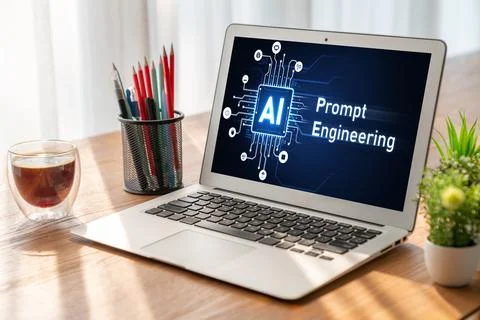 Generative AI virtual assistant tools for prompt engineer and end user snugly 스톡 사진