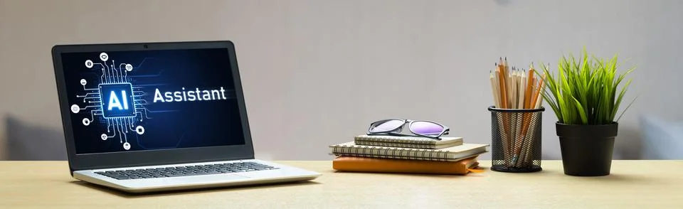 Generative AI virtual assistant tools for prompt engineer and end user snugly Stock Photos