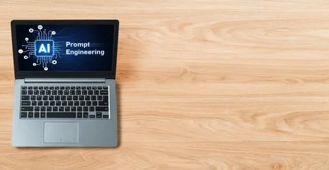 Generative AI virtual assistant tools for prompt engineer and end user snugly Foto stock