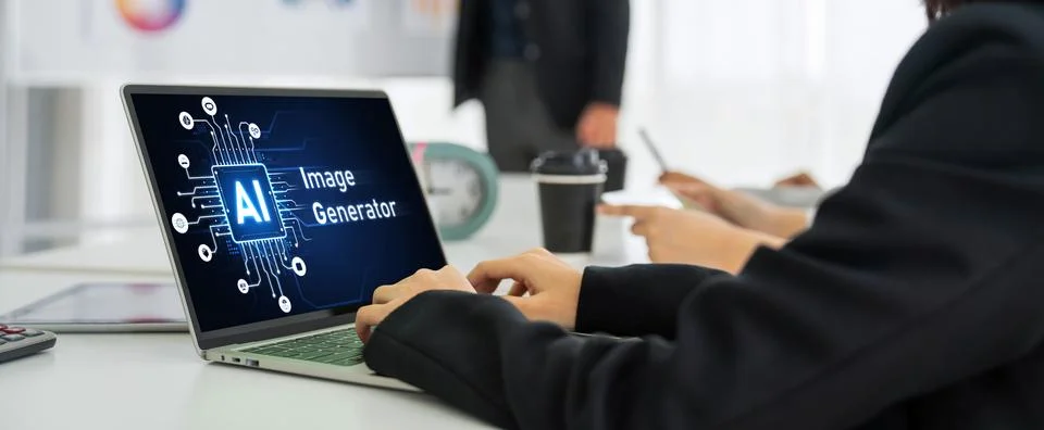 Generative AI virtual assistant tools for prompt engineer and end user snugly Stock-Fotos