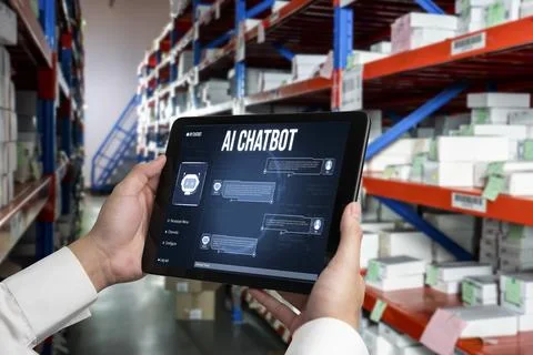 Generative AI virtual assistant tools for prompt engineer and end user snugly Stock Photos