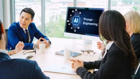 Generative AI virtual assistant tools for prompt engineer and end user snugly 스톡 사진