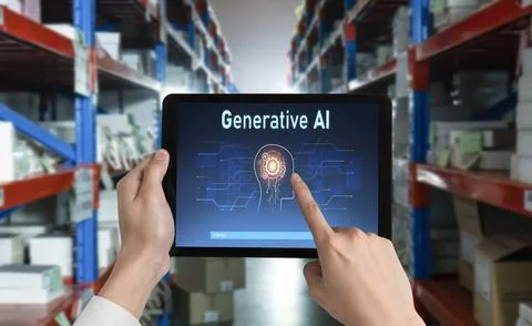 Generative AI virtual assistant tools for prompt engineer and end user snugly 스톡 사진