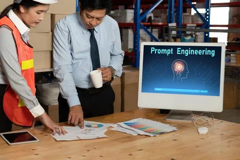 Generative AI virtual assistant tools for prompt engineer and end user snugly 写真素材