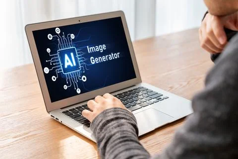 Generative AI virtual assistant tools for prompt engineer and end user snugly Stock Photos
