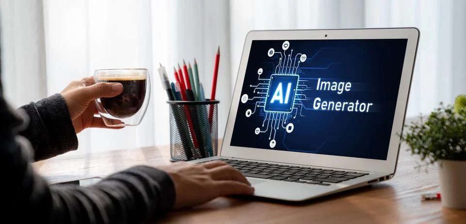 Generative AI virtual assistant tools for prompt engineer and end user snugly Foto stock