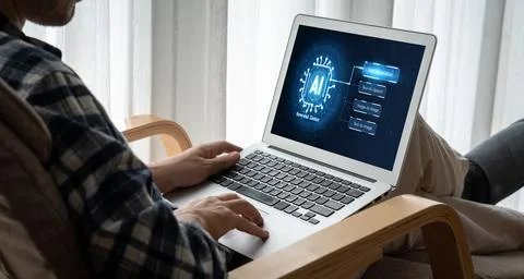 Generative AI virtual assistant tools for prompt engineer and end user snugly 스톡 사진