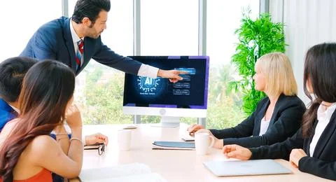 Generative AI virtual assistant tools for prompt engineer and end user snugly Stock Photos