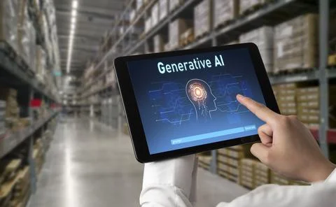 Generative AI virtual assistant tools for prompt engineer and end user snugly Stock Photos