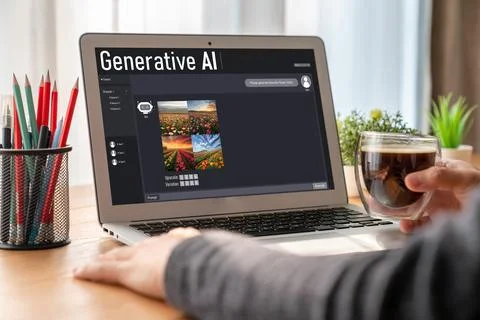 Generative AI virtual assistant tools for prompt engineer and end user snugly Stock Photos