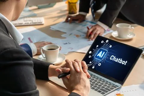 Generative AI virtual assistant tools for prompt engineer and end user snugly Stock-Fotos