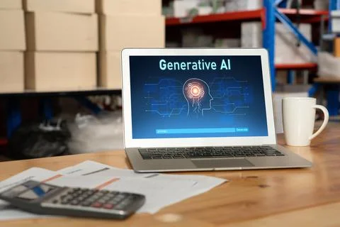Generative AI virtual assistant tools for prompt engineer and end user snugly Stock Photos