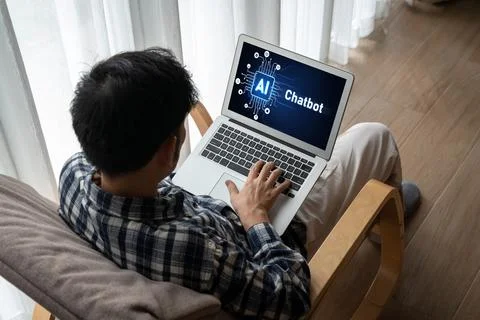 Generative AI virtual assistant tools for prompt engineer and end user snugly Stock Photos