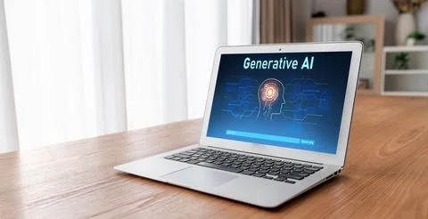 Generative AI virtual assistant tools for prompt engineer and end user snugly 库存照片