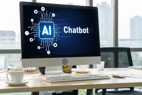 Generative AI virtual assistant tools for prompt engineer and end user snugly Stock Photos