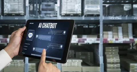 Generative AI virtual assistant tools for prompt engineer and end user snugly Stock Photos