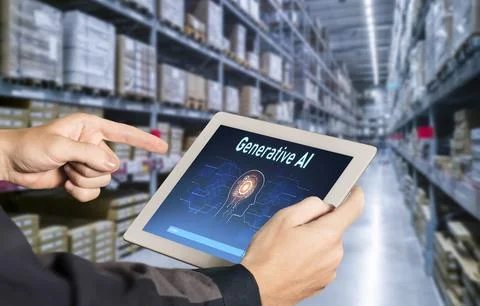 Generative AI virtual assistant tools for prompt engineer and end user snugly Stock Photos