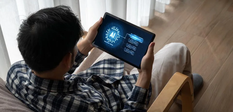 Generative AI virtual assistant tools for prompt engineer and end user snugly 스톡 사진