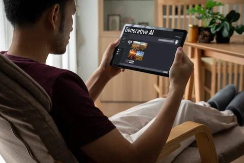 Generative AI virtual assistant tools for prompt engineer and end user snugly Stock Photos