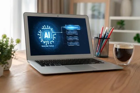 Generative AI virtual assistant tools for prompt engineer and end user snugly 스톡 사진