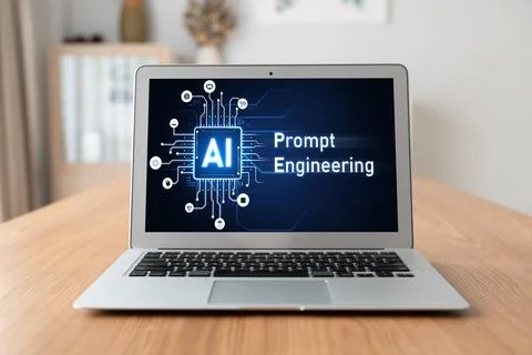 Generative AI virtual assistant tools for prompt engineer and end user snugly Stock-Fotos