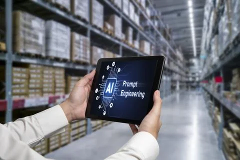 Generative AI virtual assistant tools for prompt engineer and end user snugly Stock Photos
