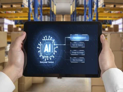 Generative AI virtual assistant tools for prompt engineer and end user snugly Stock Photos