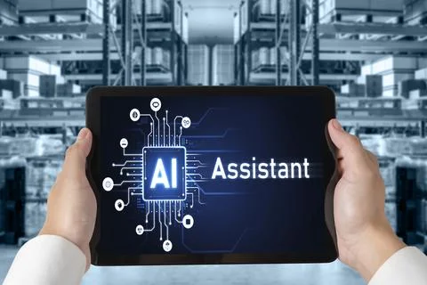 Generative AI virtual assistant tools for prompt engineer and end user snugly Stock Photos