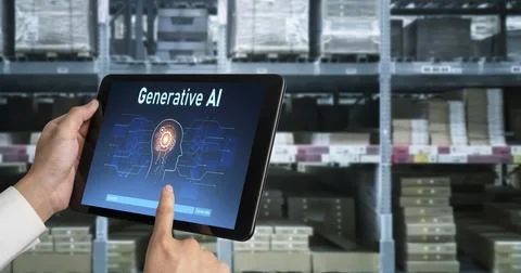 Generative AI virtual assistant tools for prompt engineer and end user snugly Stock Photos