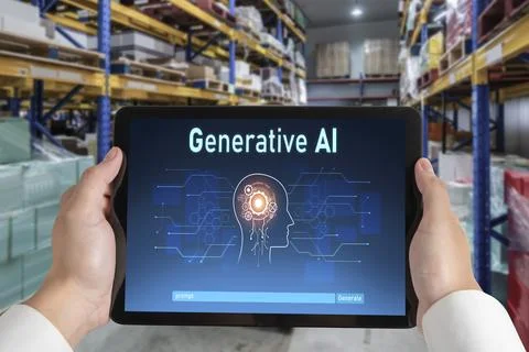 Generative AI virtual assistant tools for prompt engineer and end user snugly Stock Photos